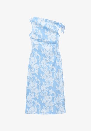 & OTHER STORIES, & OTHER STORIES ASYMMETRIC PAISLEY MIDI DRESS - Hverdagskjole - light blue florals