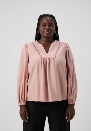 ONLY Carmakoma CARMYRNA - Blúz - silver pink