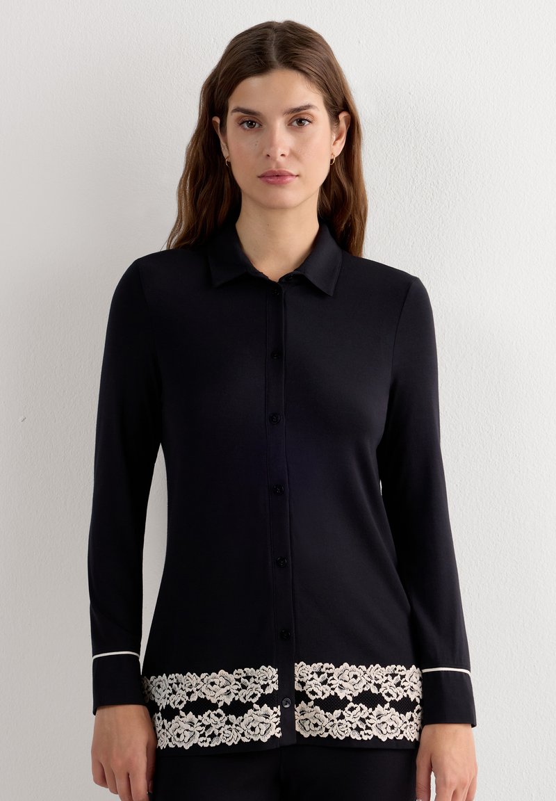 Intimissimi PRETTY FLOWER - Camiseta de pijama - nero/ivory