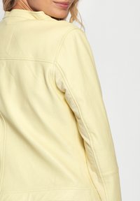 Maze Leren jas - yellow
