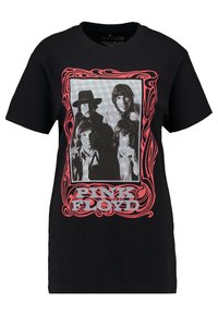 Merchcode LADIES PINK FLOYD LOGO TEE - Marškinėliai su spaudiniu - black