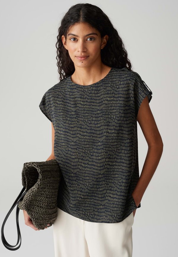 RELAXED FIT PRINT - Bluse