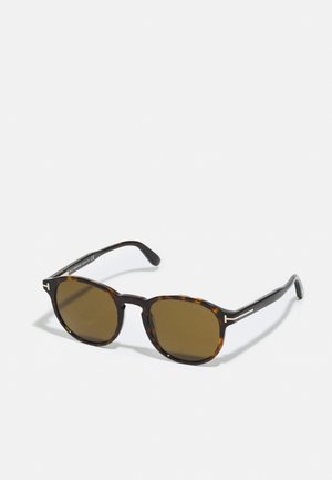 Tom Ford UNISEX - Okulary przeciwsłoneczne - dark havana/roviex