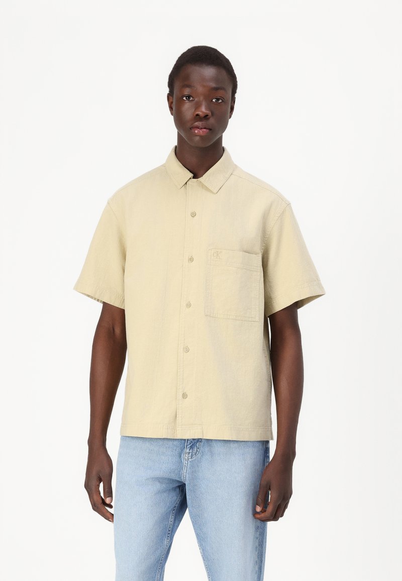 Calvin Klein Jeans Marškiniai - pale khaki