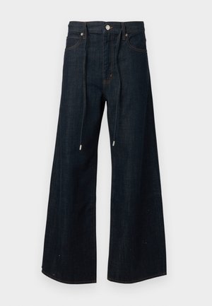 FRAME, THE OFF DUTY DRAWSTRING BOW - Wide leg - dark blue