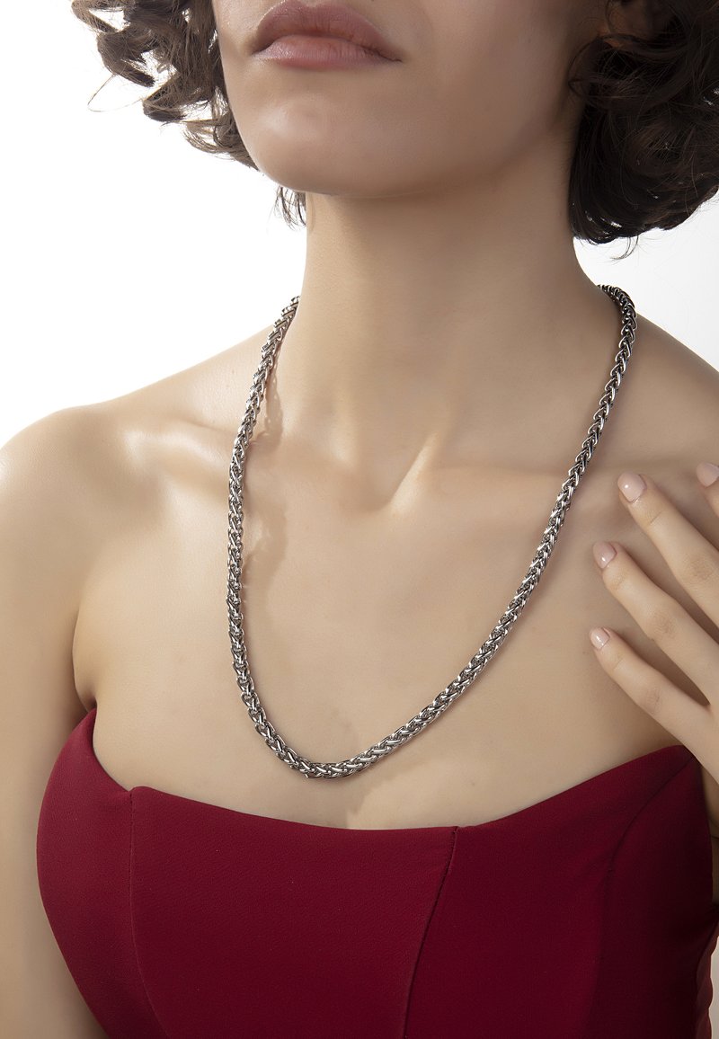 Damen Halsketten | Bellezza By H THICK CHAIN Halskette silver/silberfarben - VR61156 Damen Halsketten | Bellezza By H THICK CHAIN Halskette silver/silberfarben - VR61156