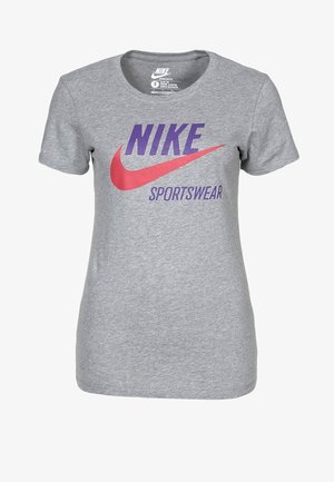 Nike Sportswear, T-shirts print - mottled grey