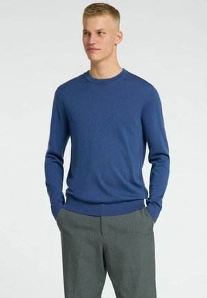 SLHTRAY CREW NECK - Striktrøje - oceana