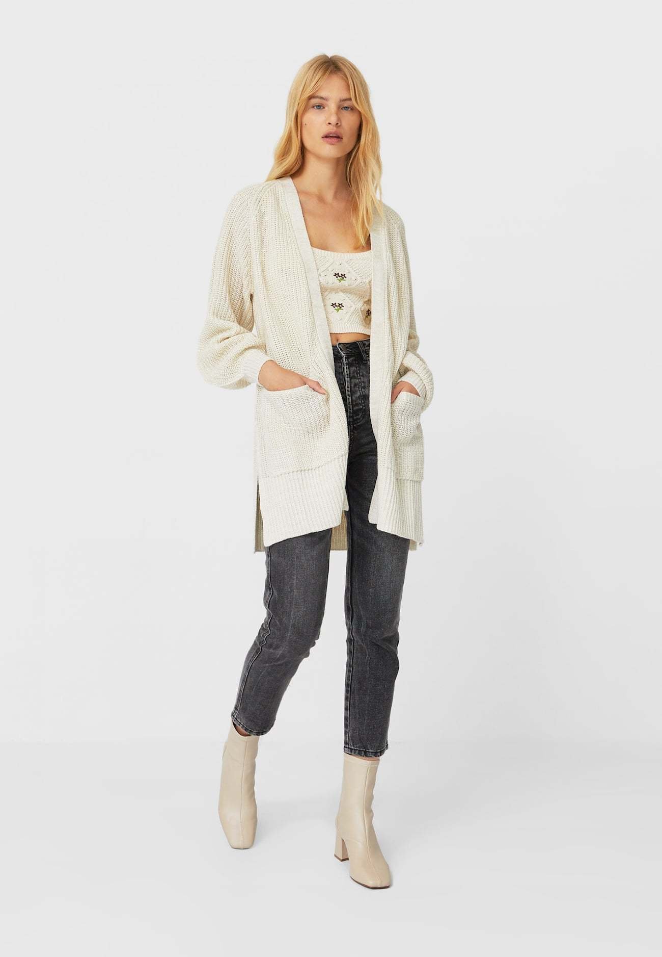 cardigan stradivarius