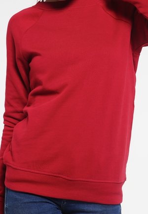 Sweatshirt - dark red