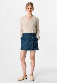 Object Minijupe - dark blue denim
