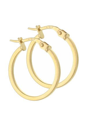 ELEGANT SQUARE TUBED HOOP - Kõrvarõngad - yellow gold-coloured