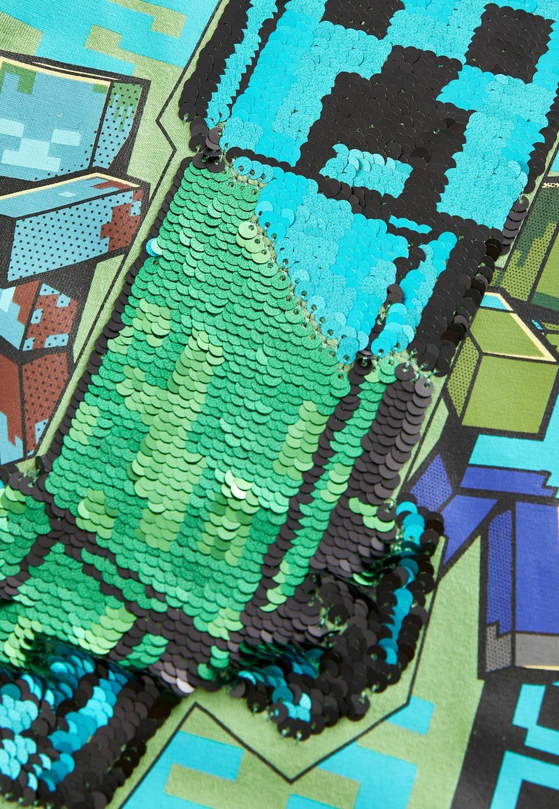 Maglietta Minecraft Maglia Creeper Next SEQUIN LICENSE Maglietta A