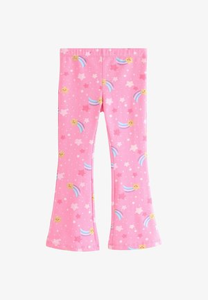 Lindex, LINDEX FLARED LEGGINGS WITH BRUSHED INSIDE LINDEX - Leggings - pink