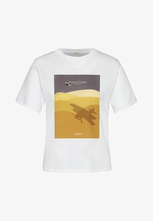 Wunderwerk TEE DONT PANIC PATIENT - T-Shirt print - white