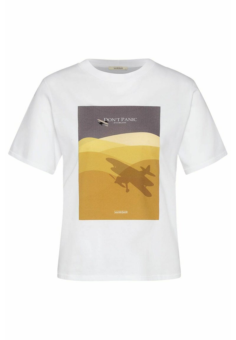 Wunderwerk TEE DONT PANIC PATIENT - Print T-shirt - white