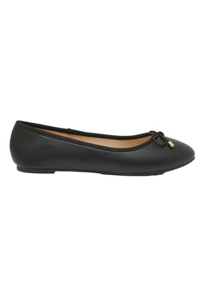 FLAT BOW  - REGULAR FIT - Ballerinasko - black