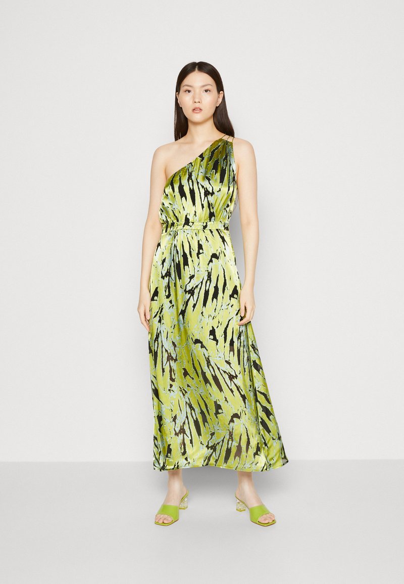 Gestuz ANNA ONE SHOULDER DRESS Robe de cocktail green/blue