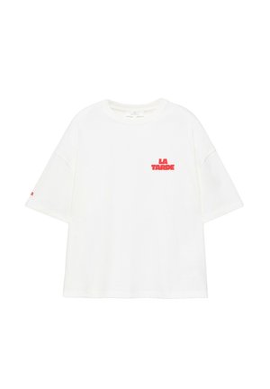 PULL&BEAR, LA TARDE GRAPHIC - T-SHIRT - T-shirt print - white