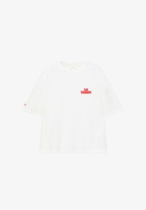 PULL&BEAR, LA TARDE GRAPHIC - T-SHIRT - T-shirt print - white