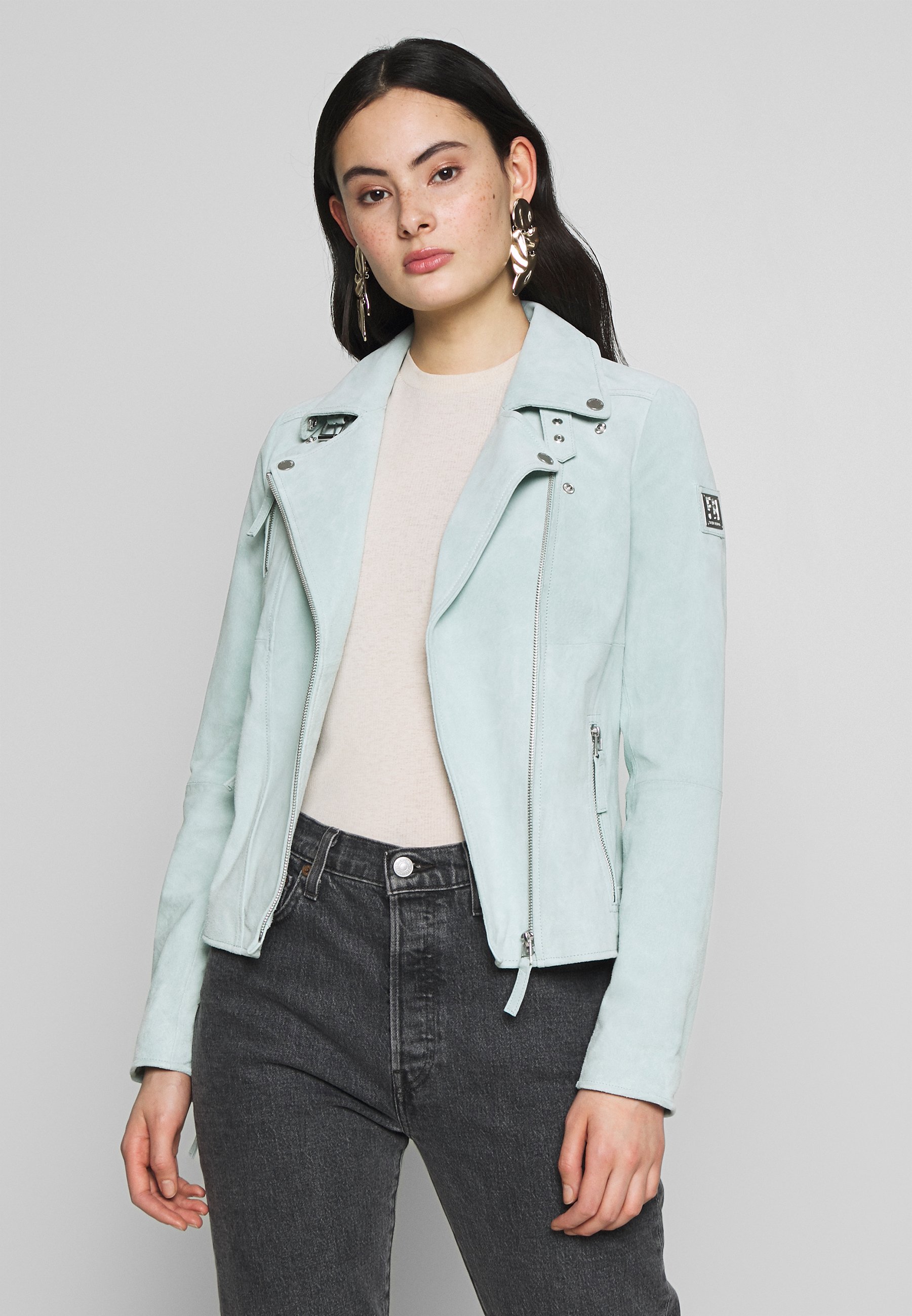 Freaky Nation BIKER PRINCESS Skinnjakke neonmint Freaky Nation BIKER PRINCESS - Skinnjakke - neonmint