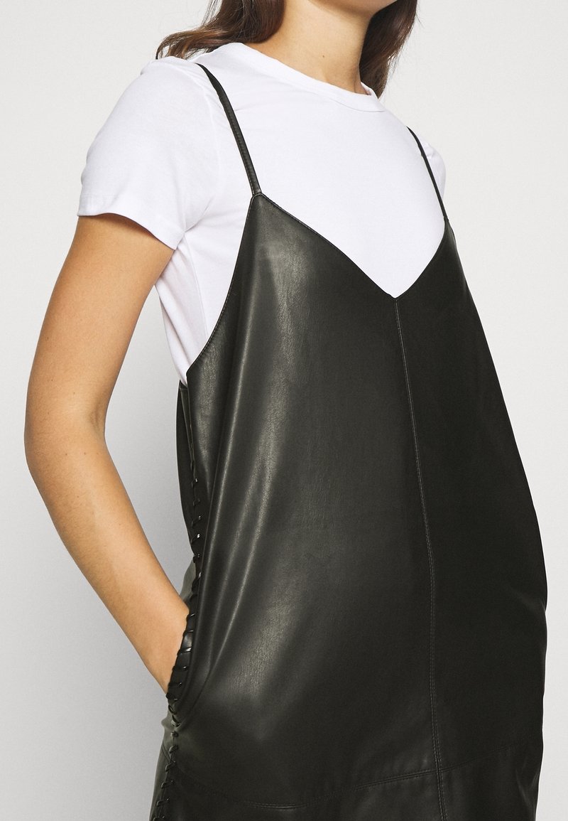 Free People Day dress - black - (Pre-owned) - Zalando.ie