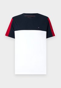 GLOBAL STRIPE COLOURBLOCK TEE - Print T-shirt - desert sky