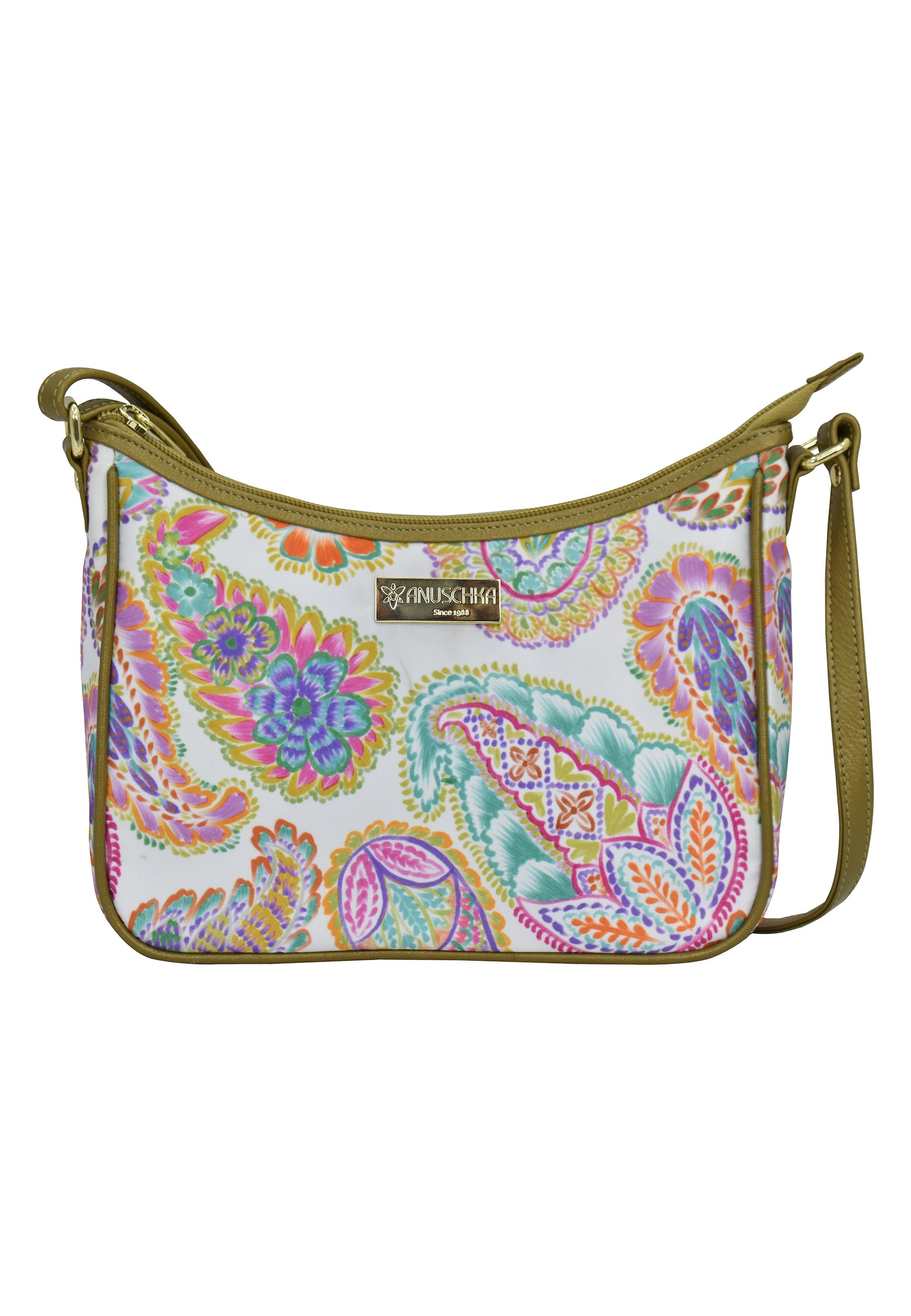 ANUSCHKA WANDERLUST Umhängetasche boho paisely/offwhite