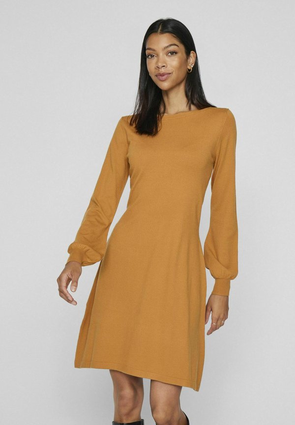 U-BOOT-AUSSCHNITT - Strickkleid - cathay spice