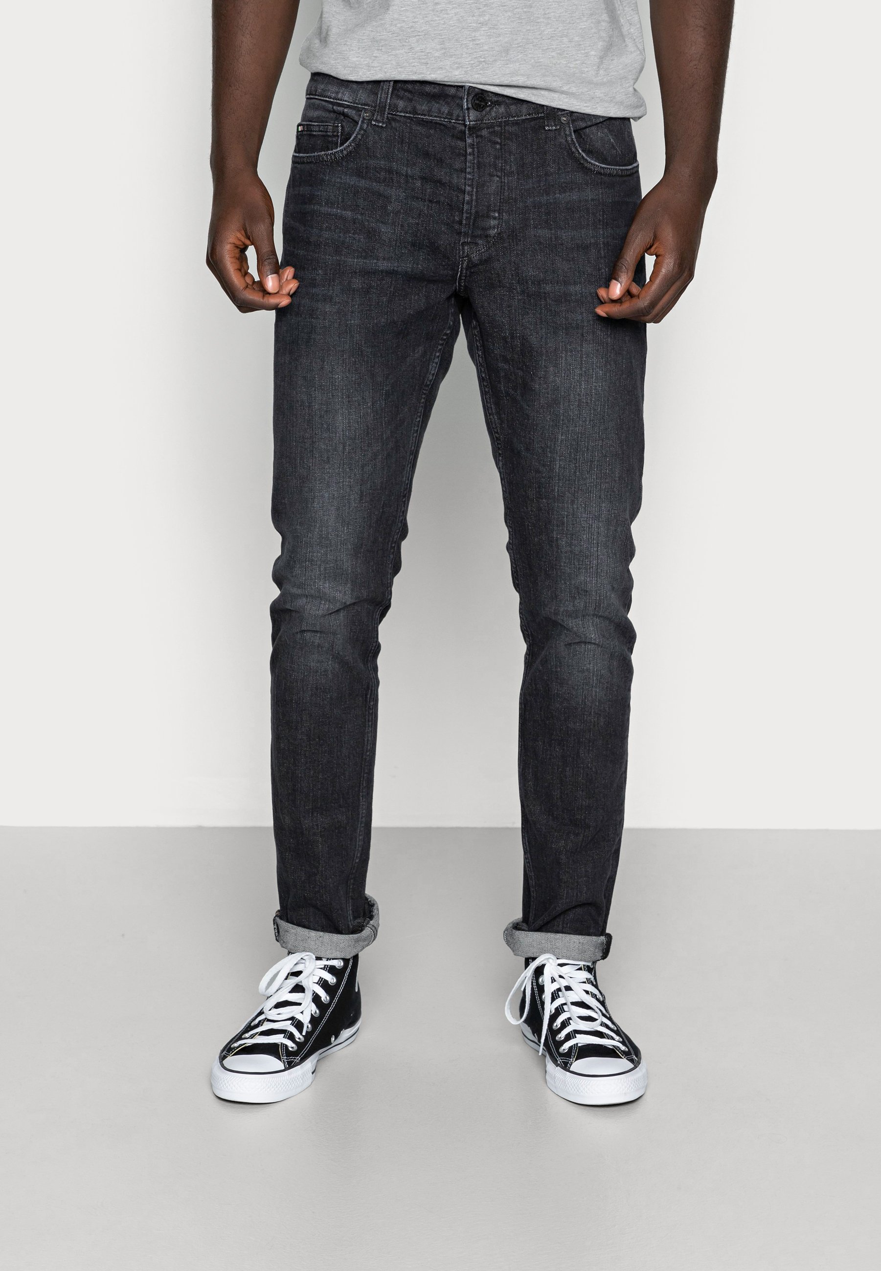 Only \u0026 Sons ONSLOOM CAN SLIM - Prigludę džinsai - black denim/juoda -  Zalando.lt