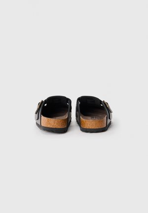 Classificação 5: Birkenstock - BOSTON WB LE VINTAGE WOOD BLACKN - REGULAR - Mulas