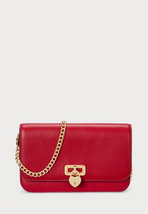 LEATHER LARGE TANNER CHAIN WALLET - Borsa a tracolla - festive red/heart pdlck