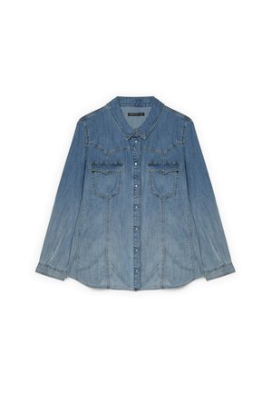 Fiorella Rubino, CAMICIA WASHED - Hemdbluse - azzurro