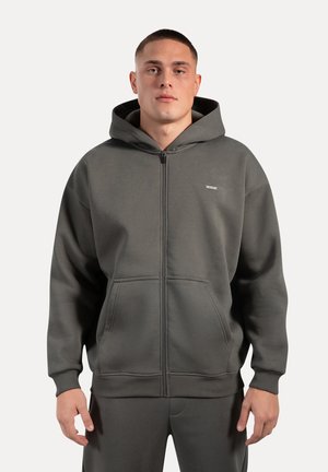 HOODIE  - Sudadera con cremallera - grau