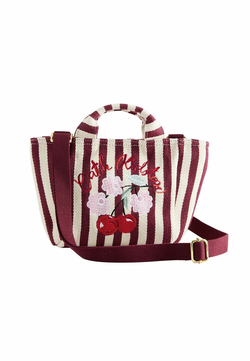 Cath Kidston Pirkinių krepšys - cherry stripe