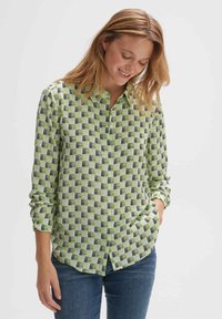 OPUS FALKINE FRESH - Button-down blouse - avocado