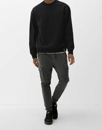 QS Sweater - schwarz
