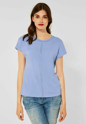 MIT SCHIMMERDETAIL - Print T-shirt - blau