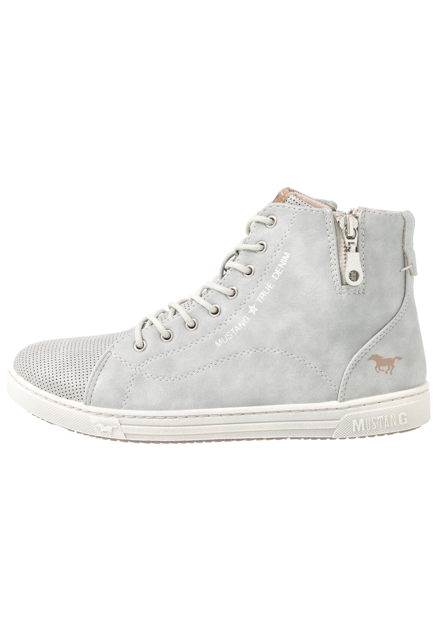 Mustang Sneakers hoog - hellgrau/lichtgrijs - Zalando.nl