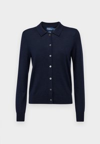 LONG SLEEVED CARDIGAN - Cardigan - hunter navy