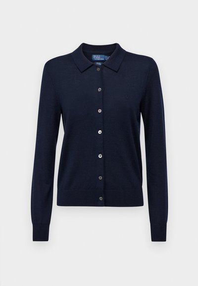 Polo Ralph Lauren LONG SLEEVED CARDIGAN - Kardigán - hunter navy