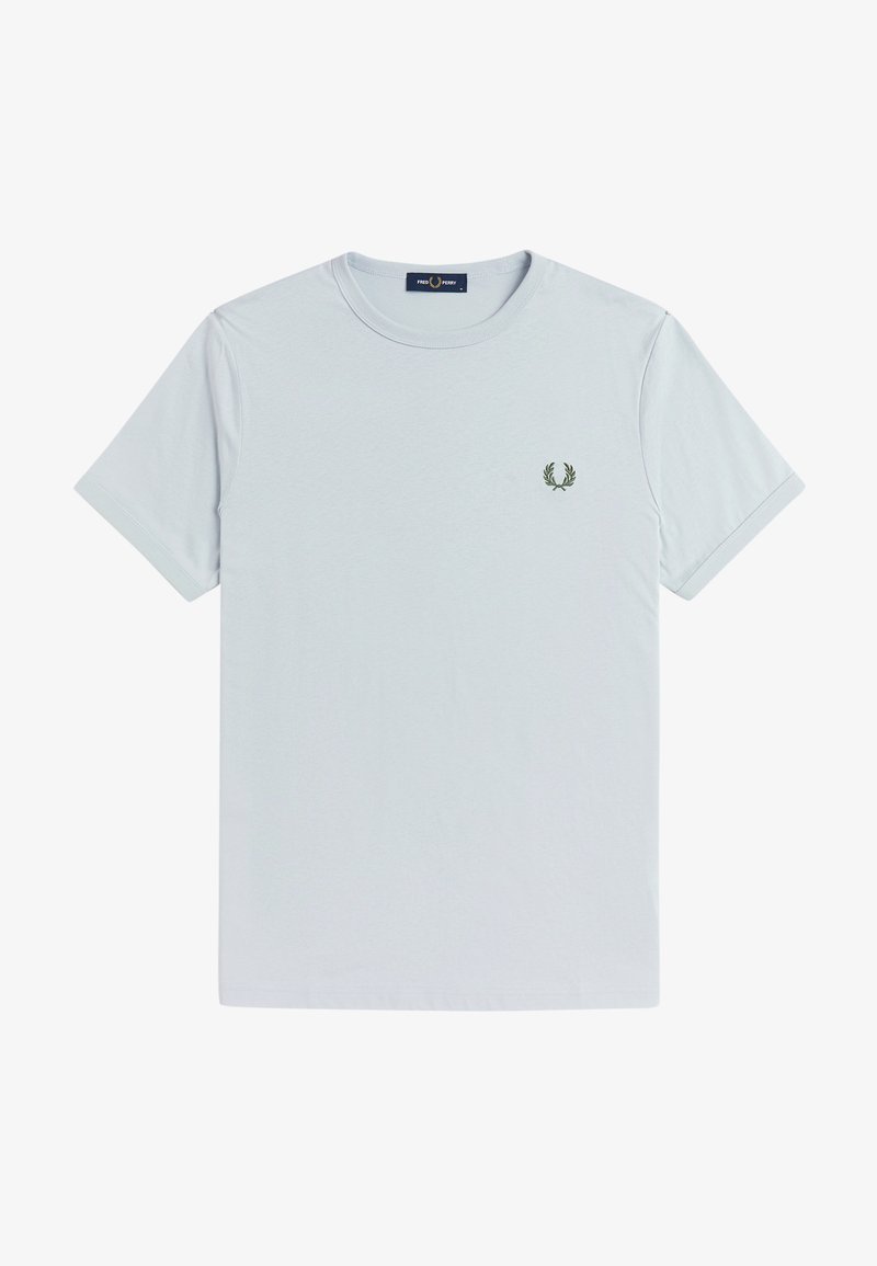 Fred Perry RINGER - Basic T-shirt - dusky blue/blue - Zalando.co.uk