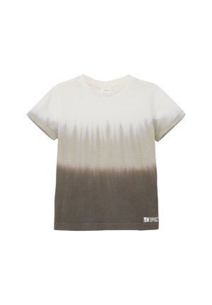 MIT DIP DYE - T-shirt print - braun