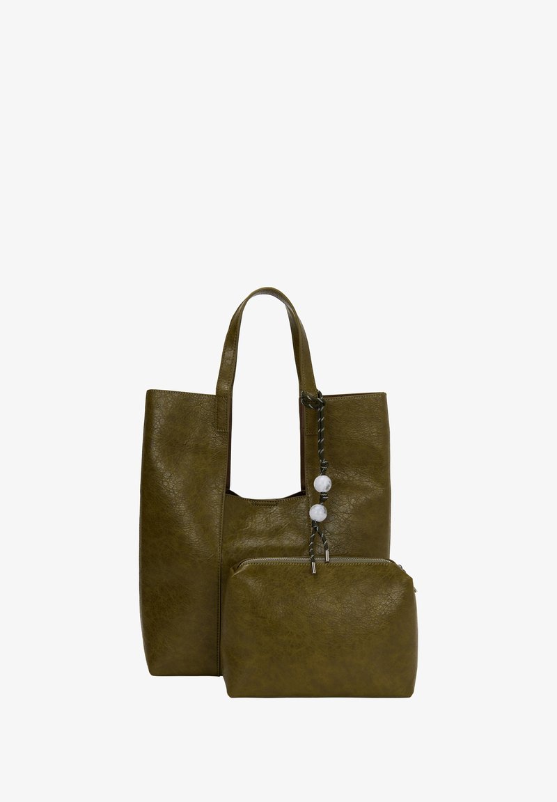 usha 2-IN-1 SET - Shoppingväska - olive