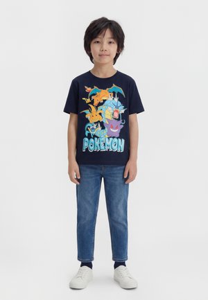 NKMMAJO POKEMON BOX - T-shirt con stampa - navy blazer