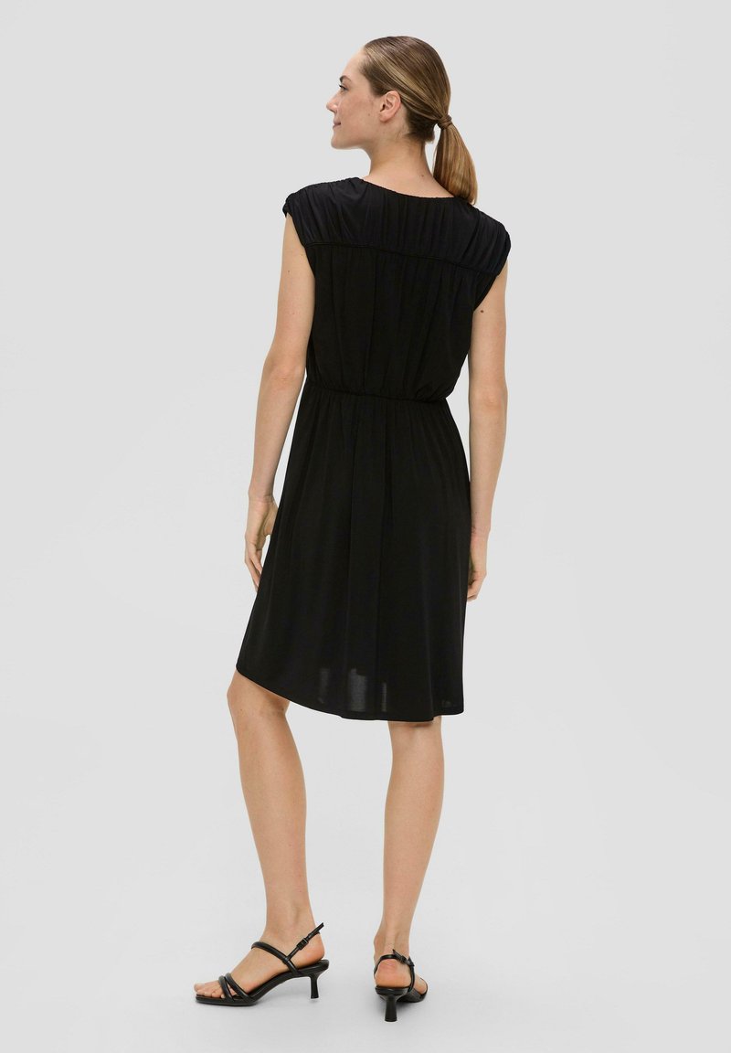 S.Oliver BLACK LABEL 2142607 Vestido Con Volante, 59A2, 46 Para Mujer