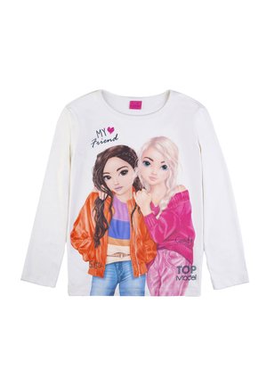 TOP MODEL LANGARM - Langarmshirt - snow white