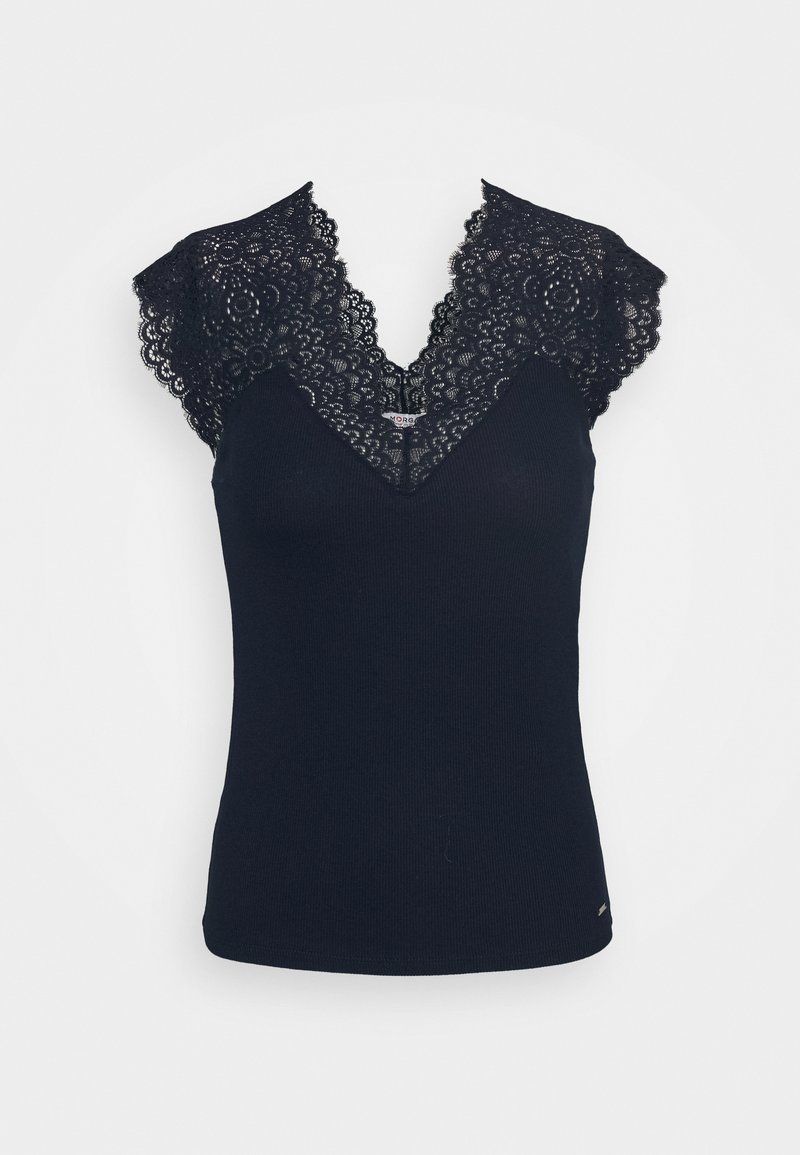 Morgan T-shirt print donkerblauw Morgan T-shirt print donkerblauw