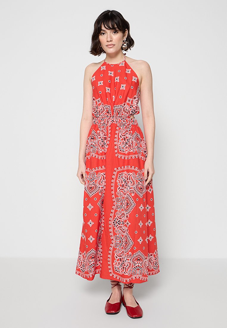 sandro Maxi-jurk rood