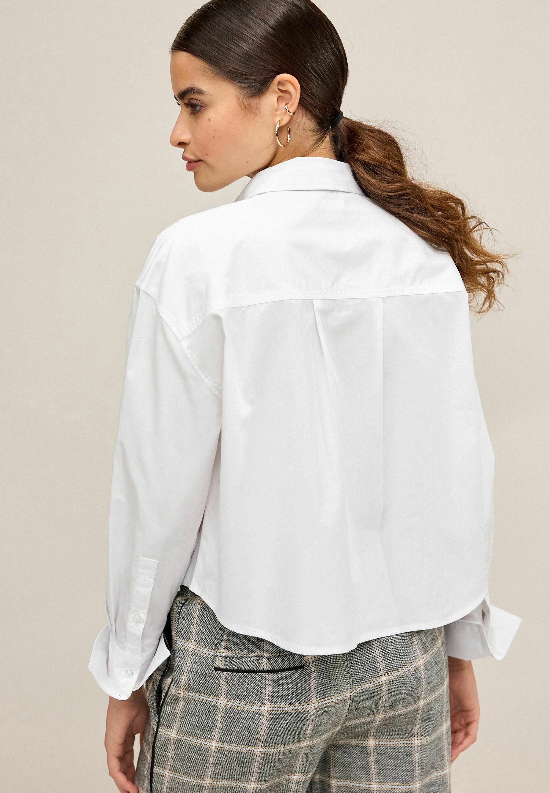 Robe chemisier avec ceinture à nouer - Beige foncé/imprimé léopard